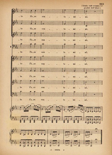 La Vestale : melodramma in tre atti / G. Spontini ; opera completa per canto e pianoforte