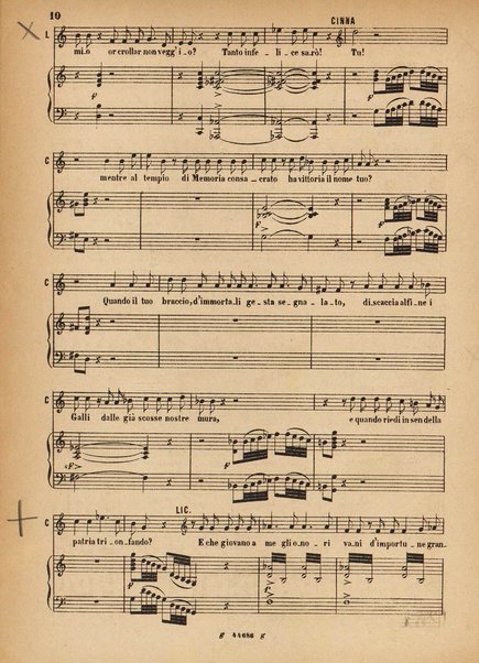 La Vestale : melodramma in tre atti / G. Spontini ; opera completa per canto e pianoforte