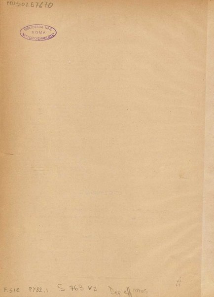 La Vestale : melodramma in tre atti / G. Spontini ; opera completa per canto e pianoforte