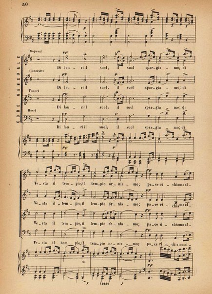 La Vestale : melodramma in tre atti / G. Spontini ; opera completa per canto e pianoforte