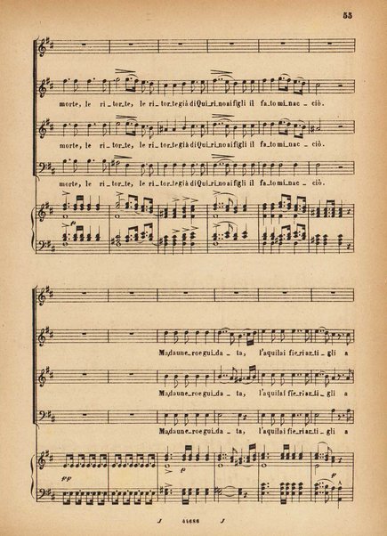 La Vestale : melodramma in tre atti / G. Spontini ; opera completa per canto e pianoforte