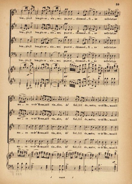 La Vestale : melodramma in tre atti / G. Spontini ; opera completa per canto e pianoforte