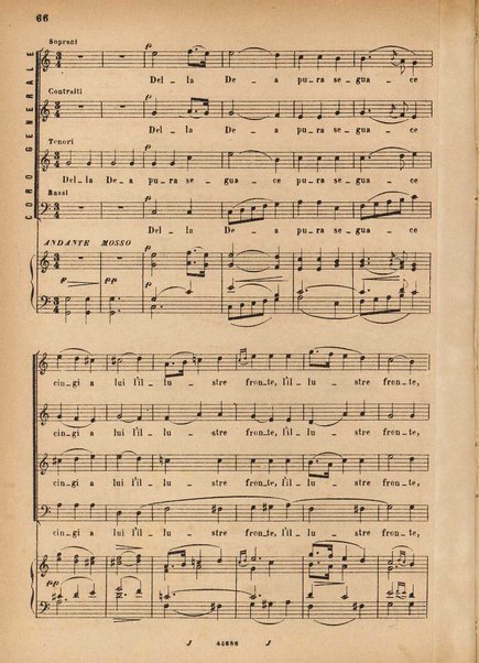 La Vestale : melodramma in tre atti / G. Spontini ; opera completa per canto e pianoforte