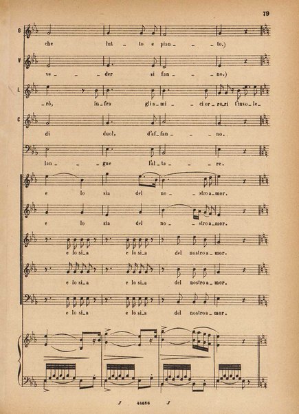 La Vestale : melodramma in tre atti / G. Spontini ; opera completa per canto e pianoforte