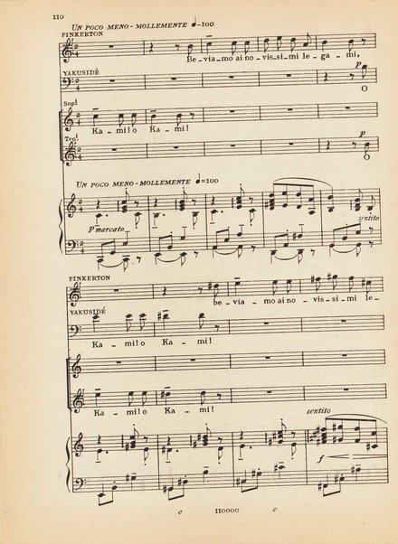 Madama Butterfly : (da John L. Long e David Belasco) : tragedia giapponese di L. Illica e G. Giacosa / musica di Giacomo Puccini ; opera completa [per] canto e pianoforte, riduzione di Carlo Carignani