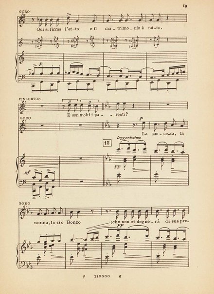 Madama Butterfly : (da John L. Long e David Belasco) : tragedia giapponese di L. Illica e G. Giacosa / musica di Giacomo Puccini ; opera completa [per] canto e pianoforte, riduzione di Carlo Carignani