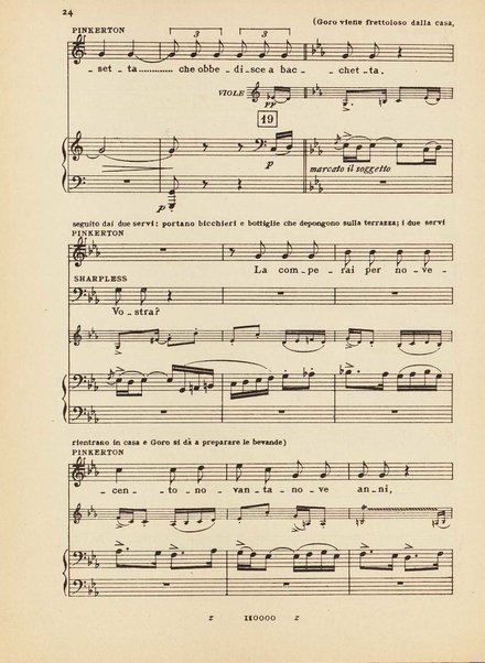 Madama Butterfly : (da John L. Long e David Belasco) : tragedia giapponese di L. Illica e G. Giacosa / musica di Giacomo Puccini ; opera completa [per] canto e pianoforte, riduzione di Carlo Carignani