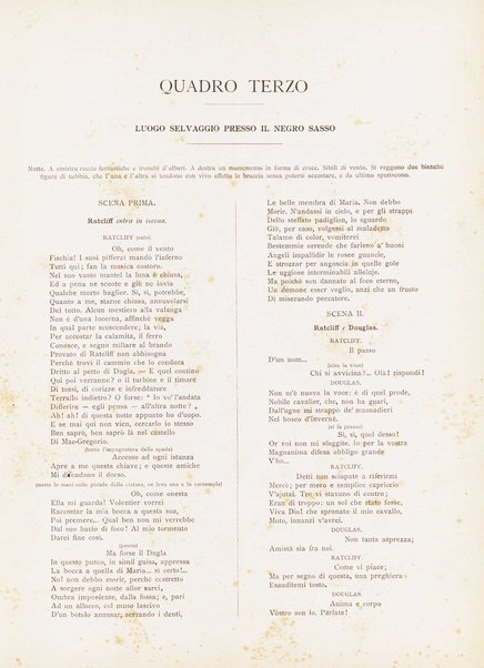 Guglielmo Ratcliff : tragedia di Enrico Heine / traduzione di Andrea Maffei ; musica di Pietro Mascagni ; riduzione per canto e pianoforte di Amintore Galli