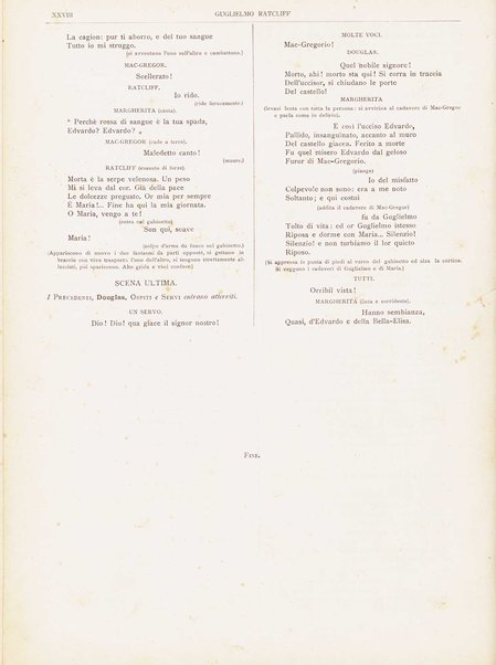 Guglielmo Ratcliff : tragedia di Enrico Heine / traduzione di Andrea Maffei ; musica di Pietro Mascagni ; riduzione per canto e pianoforte di Amintore Galli