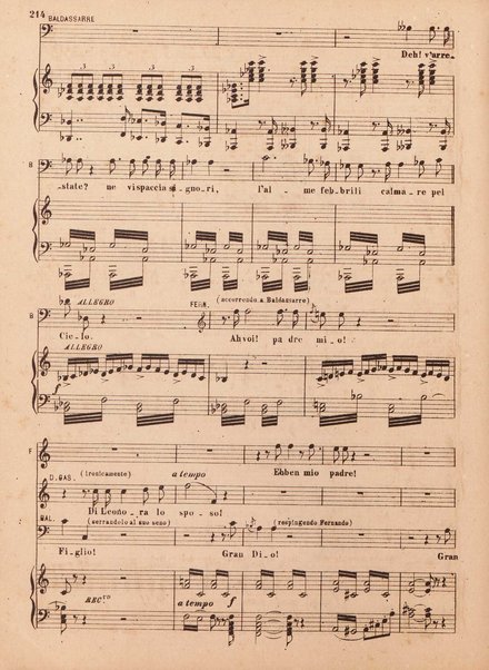 La favorita : opera in quattro atti / parole di A. Royer, G. Vaez ed E. Scribe ; musica di Gaetano Donizetti