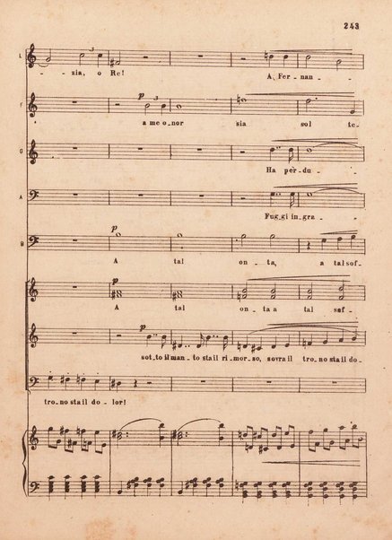 La favorita : opera in quattro atti / parole di A. Royer, G. Vaez ed E. Scribe ; musica di Gaetano Donizetti