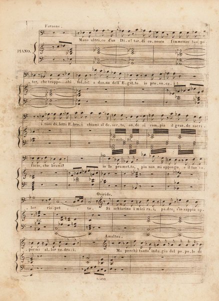 Mosè in Egitto : oratorio in tre atti / musica di Rossini