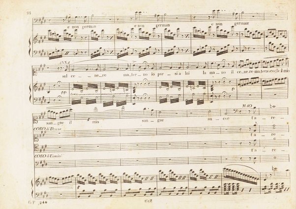 Maometto 2. : grand'opera seria / del M.o Gioachimo Rossini ; ridotta con accompagnamento di piano-forte