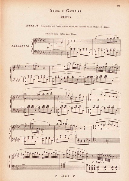 Anna Bolena : tragedia lirica in due atti / G. Donizetti ; opera completa per canto e pianoforte