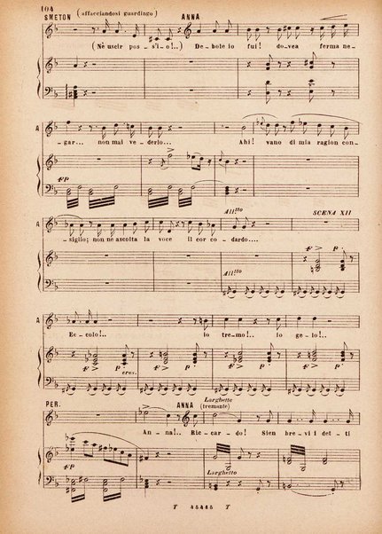 Anna Bolena : tragedia lirica in due atti / G. Donizetti ; opera completa per canto e pianoforte