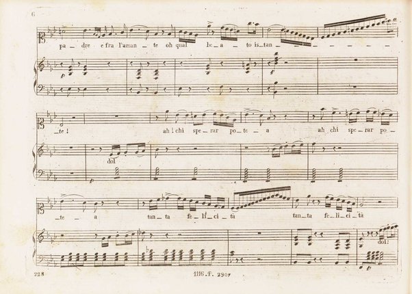 La Donna del lago : melodramma in due atti / musica del celebre Rossini