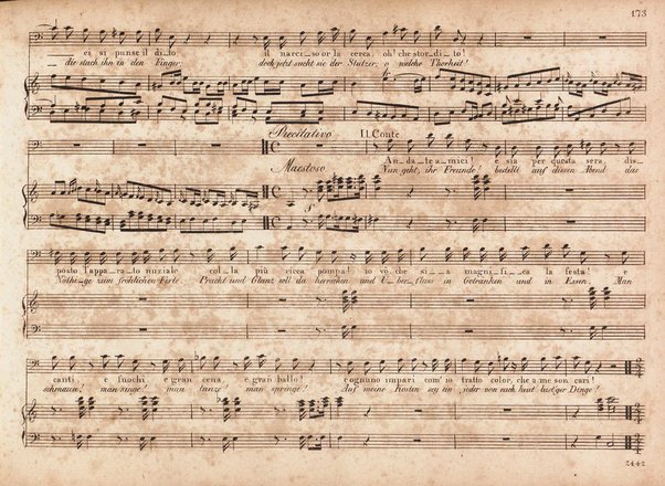 Figaro's Hochzeit : Komische Oper in vier Aufzügen / Musik von W.A. Mozart