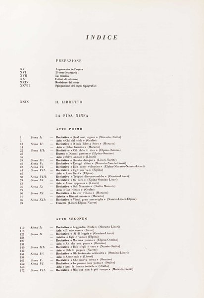 La fida ninfa : dramma per musica in tre atti di Scipione Maffei / musica di Antonio Vivaldi ; edizione di Raffello Monterosso dal ms. Giordano 39 bis della Biblioteca Nazionale di Torino