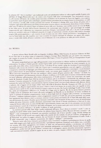 La fida ninfa : dramma per musica in tre atti di Scipione Maffei / musica di Antonio Vivaldi ; edizione di Raffello Monterosso dal ms. Giordano 39 bis della Biblioteca Nazionale di Torino