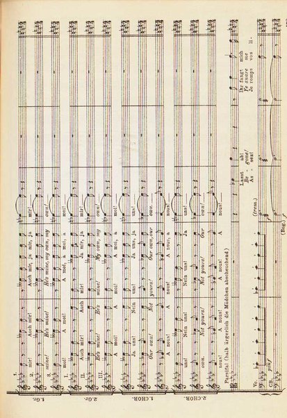 Parsifal : ein Buhnenweihfestspiel / von Richard Wagner ; english translation by Margaret H. Glyn ; version francaise par Alfred Ernst