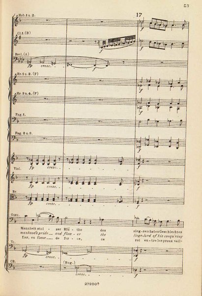 Parsifal : ein Buhnenweihfestspiel / von Richard Wagner ; english translation by Margaret H. Glyn ; version francaise par Alfred Ernst