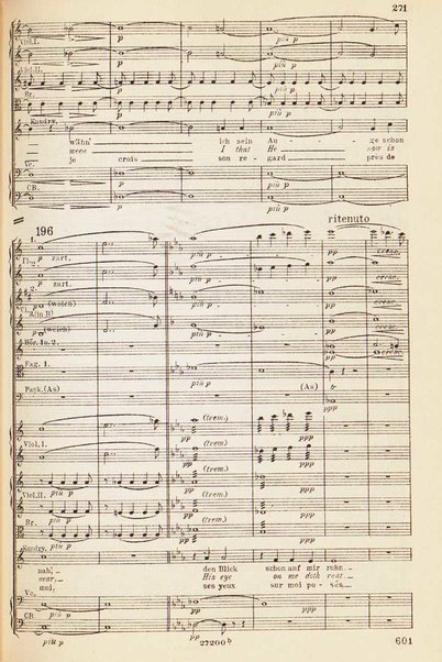 Parsifal : ein Buhnenweihfestspiel / von Richard Wagner ; english translation by Margaret H. Glyn ; version francaise par Alfred Ernst