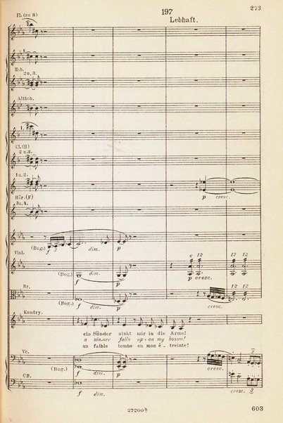 Parsifal : ein Buhnenweihfestspiel / von Richard Wagner ; english translation by Margaret H. Glyn ; version francaise par Alfred Ernst