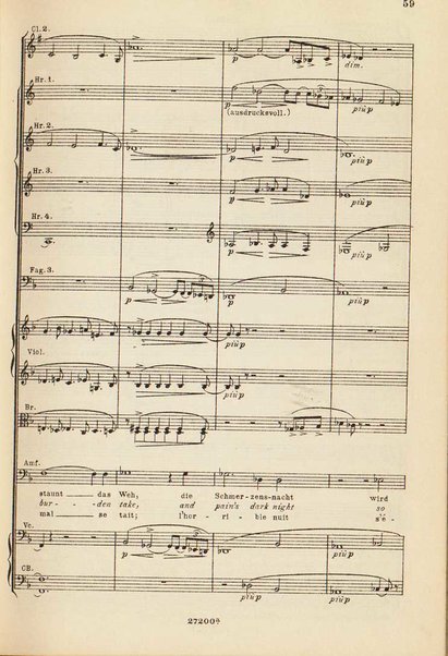 Parsifal : ein Buhnenweihfestspiel / von Richard Wagner ; english translation by Margaret H. Glyn ; version francaise par Alfred Ernst