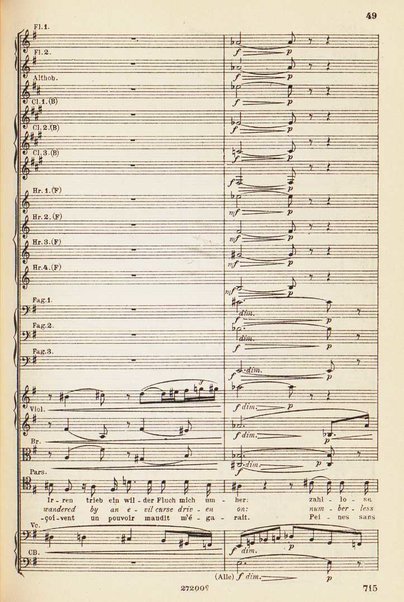 Parsifal : ein Buhnenweihfestspiel / von Richard Wagner ; english translation by Margaret H. Glyn ; version francaise par Alfred Ernst