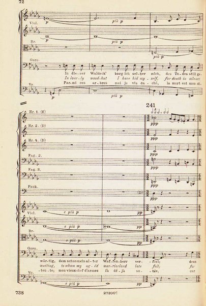 Parsifal : ein Buhnenweihfestspiel / von Richard Wagner ; english translation by Margaret H. Glyn ; version francaise par Alfred Ernst