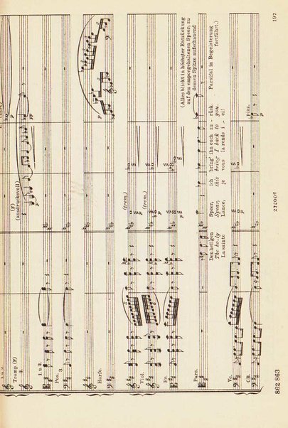 Parsifal : ein Buhnenweihfestspiel / von Richard Wagner ; english translation by Margaret H. Glyn ; version francaise par Alfred Ernst