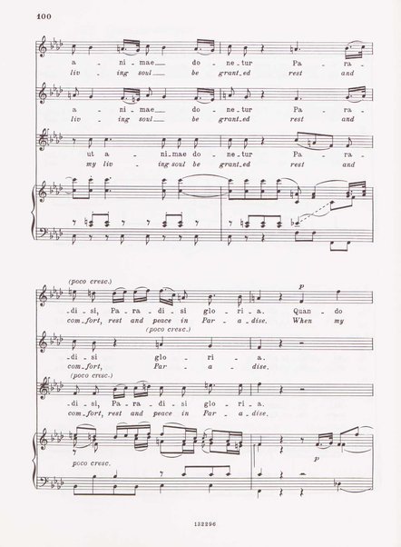 Stabat mater, op. 61 : per 2 soprani, tenore, coro ad libitum e archi : testi latino e inglese / versione inglese di Geoffrey Dunn ... ; canto e pianoforte ... Riccardo Allorto