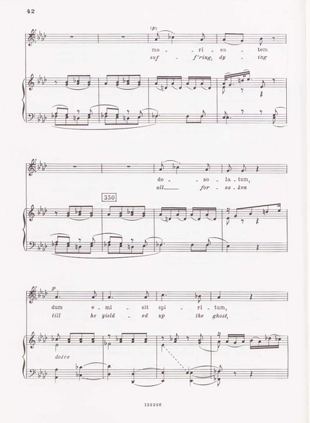 Stabat mater, op. 61 : per 2 soprani, tenore, coro ad libitum e archi : testi latino e inglese / versione inglese di Geoffrey Dunn ... ; canto e pianoforte ... Riccardo Allorto