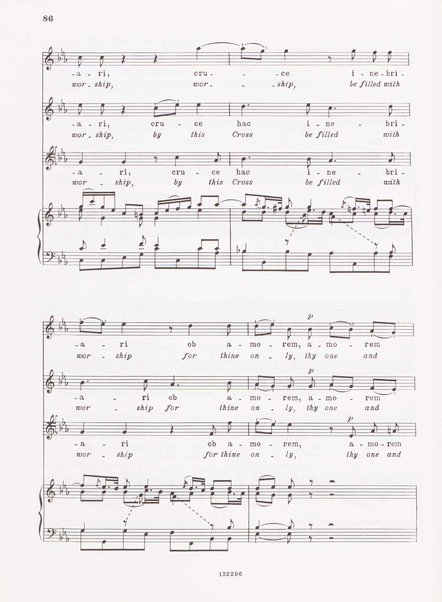 Stabat mater, op. 61 : per 2 soprani, tenore, coro ad libitum e archi : testi latino e inglese / versione inglese di Geoffrey Dunn ... ; canto e pianoforte ... Riccardo Allorto