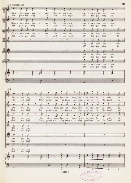 Jephte : oratorio a 6 voci e basso continuo / Giacomo Carissimi ; testi latino e inglese (versione inglese di Geoffrey Dunn) ; edizione critica a cura di Adelchi Amisano