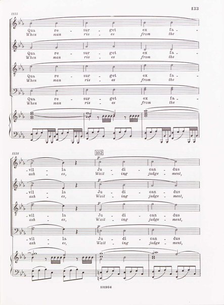 Messa di Requiem : per soli (soprano, contralto, tenore e 2 bassi), coro a 4 voci miste e orchestra / Gaetano Donizetti ; testi in latino e inglese (versione inglese di Geoffrey Dunn) ; revisione e riduzione di Vilmos Lesko [per] cento e pianoforte