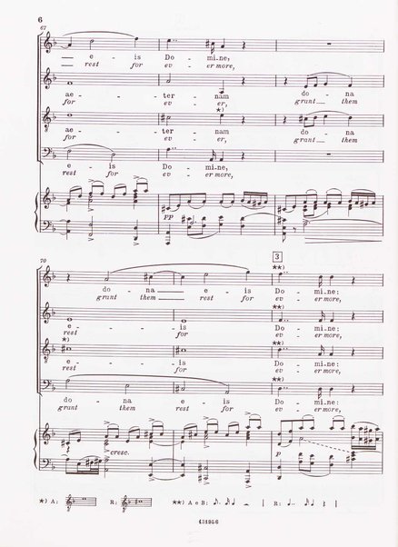 Messa di Requiem : per soli (soprano, contralto, tenore e 2 bassi), coro a 4 voci miste e orchestra / Gaetano Donizetti ; testi in latino e inglese (versione inglese di Geoffrey Dunn) ; revisione e riduzione di Vilmos Lesko [per] cento e pianoforte