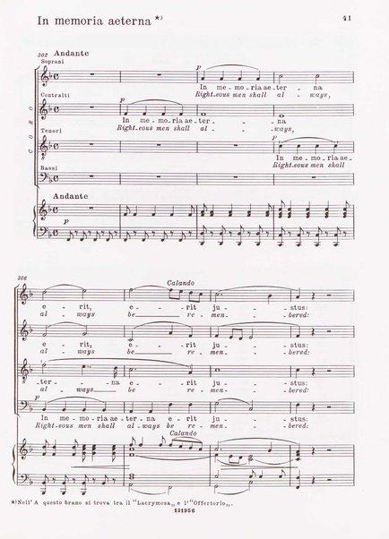 Messa di Requiem : per soli (soprano, contralto, tenore e 2 bassi), coro a 4 voci miste e orchestra / Gaetano Donizetti ; testi in latino e inglese (versione inglese di Geoffrey Dunn) ; revisione e riduzione di Vilmos Lesko [per] cento e pianoforte