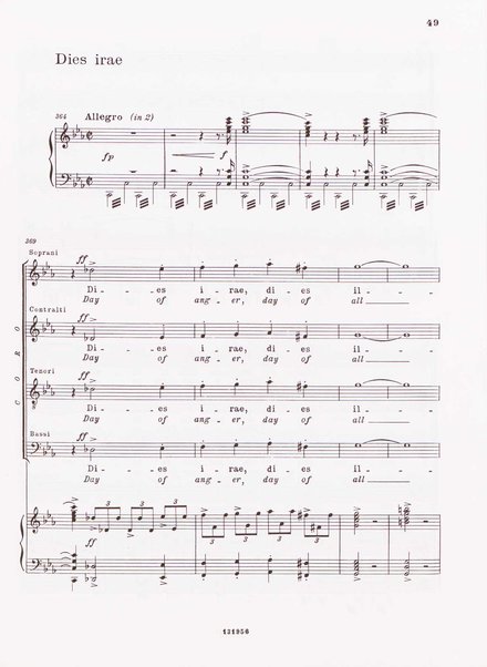 Messa di Requiem : per soli (soprano, contralto, tenore e 2 bassi), coro a 4 voci miste e orchestra / Gaetano Donizetti ; testi in latino e inglese (versione inglese di Geoffrey Dunn) ; revisione e riduzione di Vilmos Lesko [per] cento e pianoforte