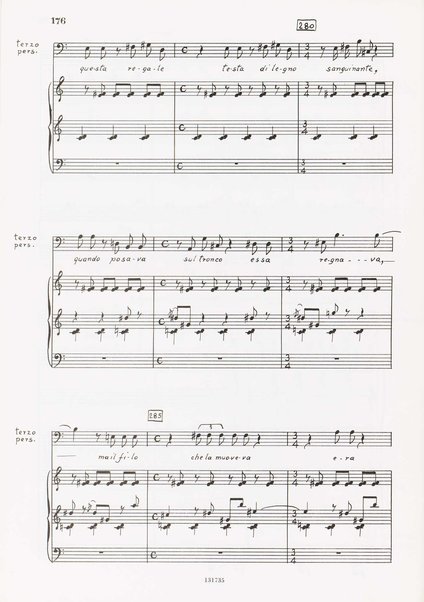 Le metamorfosi di Bonaventura : 1963-1965 : opera in tre parti : 1.: Bonaventura guardia di notte, 2.: El burlador de Sevilla, 3.: La pazzia di Bonaventura / G. Francesco Malipiero ; riassunto per canto e pianoforte