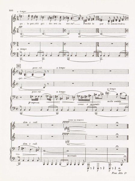 Parisina / tragedia lirica in quattro atti di Gabriele D'Annunzio ; musicata da Pietro Mascagni ; riduzione per canto e pianoforte