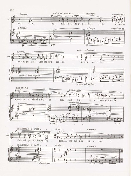 Parisina / tragedia lirica in quattro atti di Gabriele D'Annunzio ; musicata da Pietro Mascagni ; riduzione per canto e pianoforte