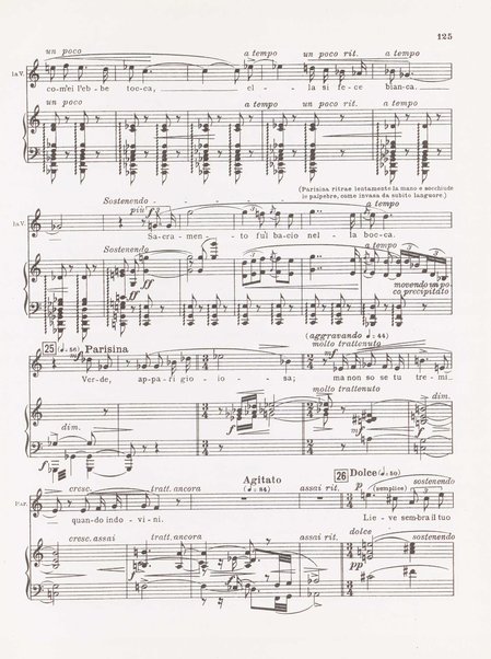 Parisina / tragedia lirica in quattro atti di Gabriele D'Annunzio ; musicata da Pietro Mascagni ; riduzione per canto e pianoforte