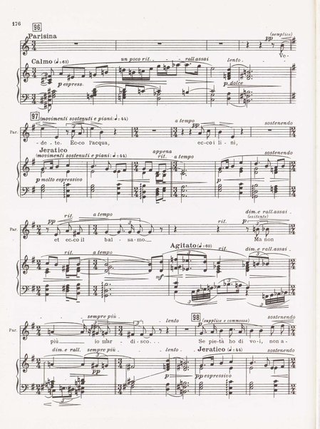 Parisina / tragedia lirica in quattro atti di Gabriele D'Annunzio ; musicata da Pietro Mascagni ; riduzione per canto e pianoforte