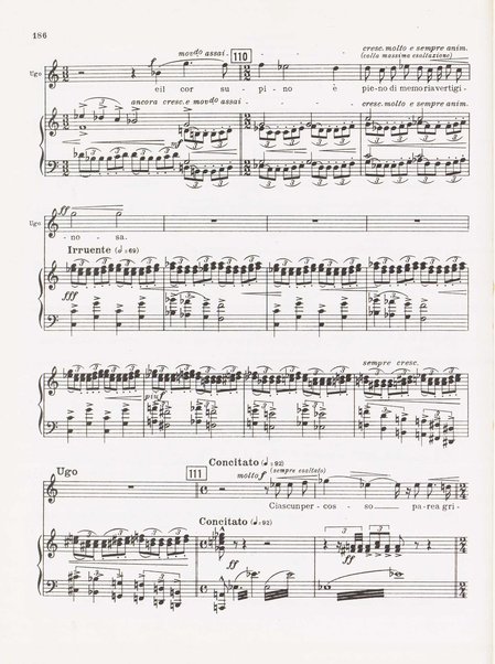 Parisina / tragedia lirica in quattro atti di Gabriele D'Annunzio ; musicata da Pietro Mascagni ; riduzione per canto e pianoforte