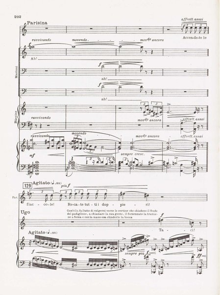 Parisina / tragedia lirica in quattro atti di Gabriele D'Annunzio ; musicata da Pietro Mascagni ; riduzione per canto e pianoforte