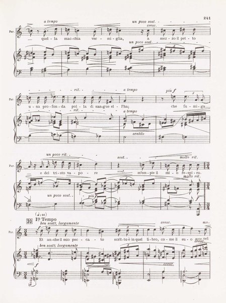 Parisina / tragedia lirica in quattro atti di Gabriele D'Annunzio ; musicata da Pietro Mascagni ; riduzione per canto e pianoforte