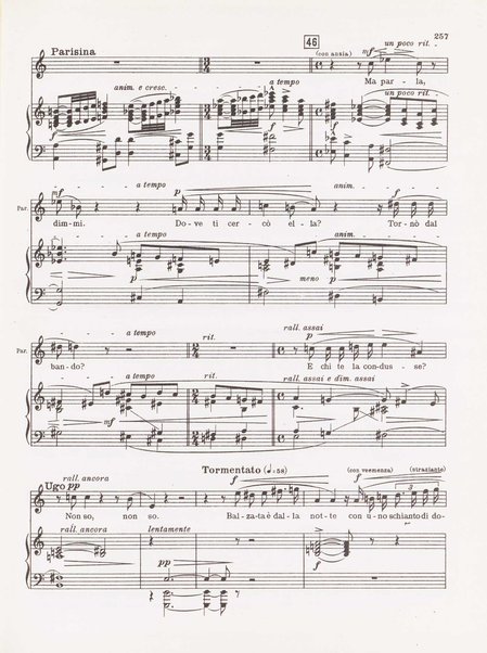 Parisina / tragedia lirica in quattro atti di Gabriele D'Annunzio ; musicata da Pietro Mascagni ; riduzione per canto e pianoforte