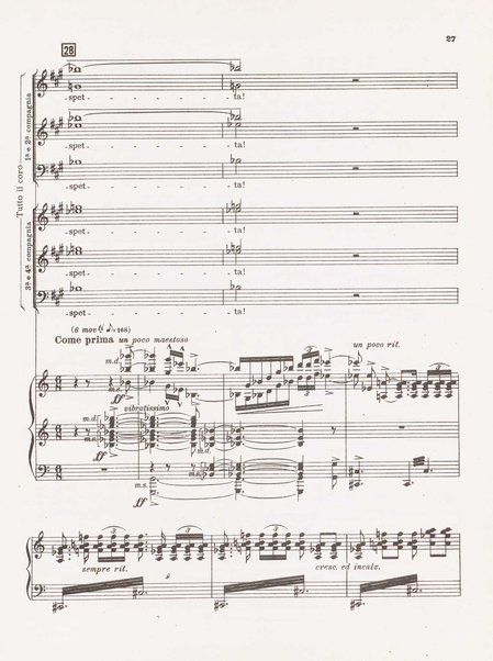 Parisina / tragedia lirica in quattro atti di Gabriele D'Annunzio ; musicata da Pietro Mascagni ; riduzione per canto e pianoforte