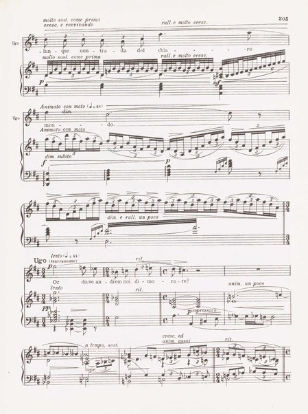 Parisina / tragedia lirica in quattro atti di Gabriele D'Annunzio ; musicata da Pietro Mascagni ; riduzione per canto e pianoforte